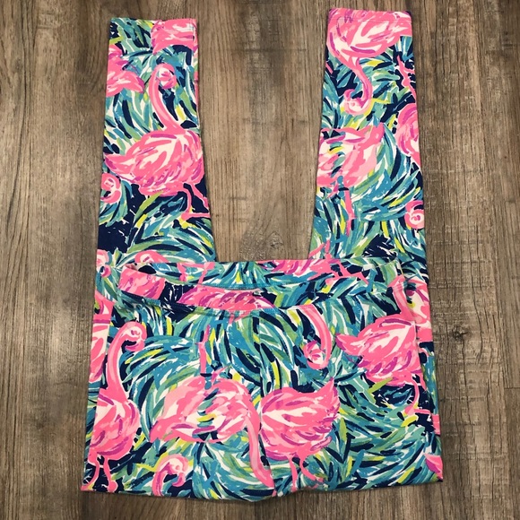 Lilly Pulitzer Other - Girl’s Lily Pulitzer Flamingo Leggings